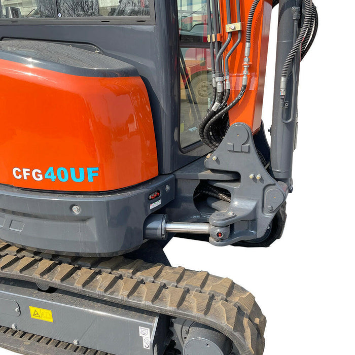 25 HP,4 ton mini excavator, kubota engine Hydrualic Thumb Included| CFG-40UF hydrualic thumb included.