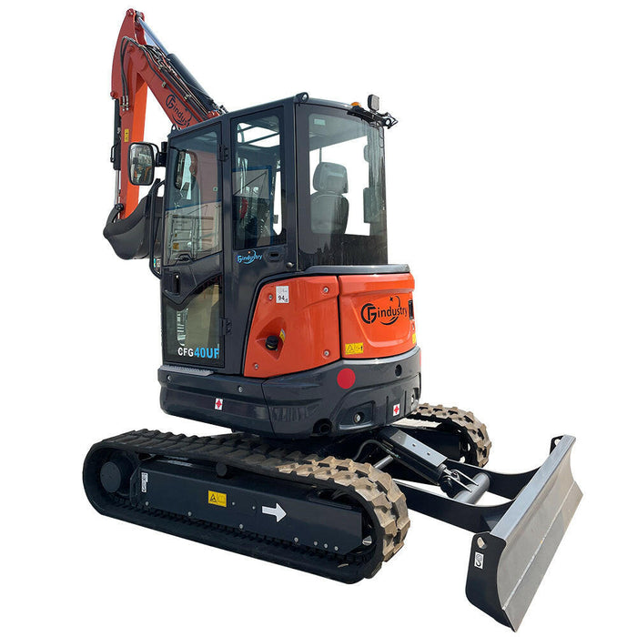 25 HP,4 ton mini excavator, kubota engine Hydrualic Thumb Included| CFG-40UF hydrualic thumb included.