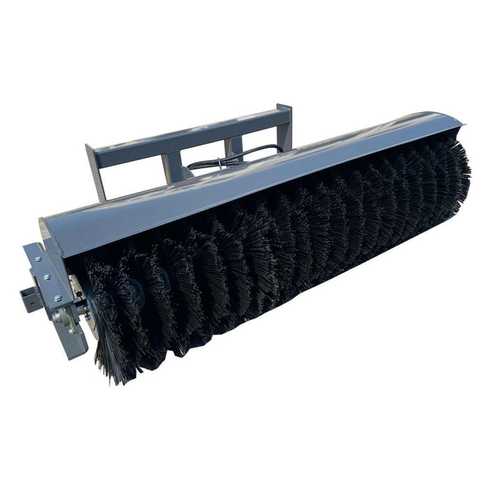 72" Skid Steer Broom Sweeper attachment, 16-21 gpm | AGT-SSAB72.