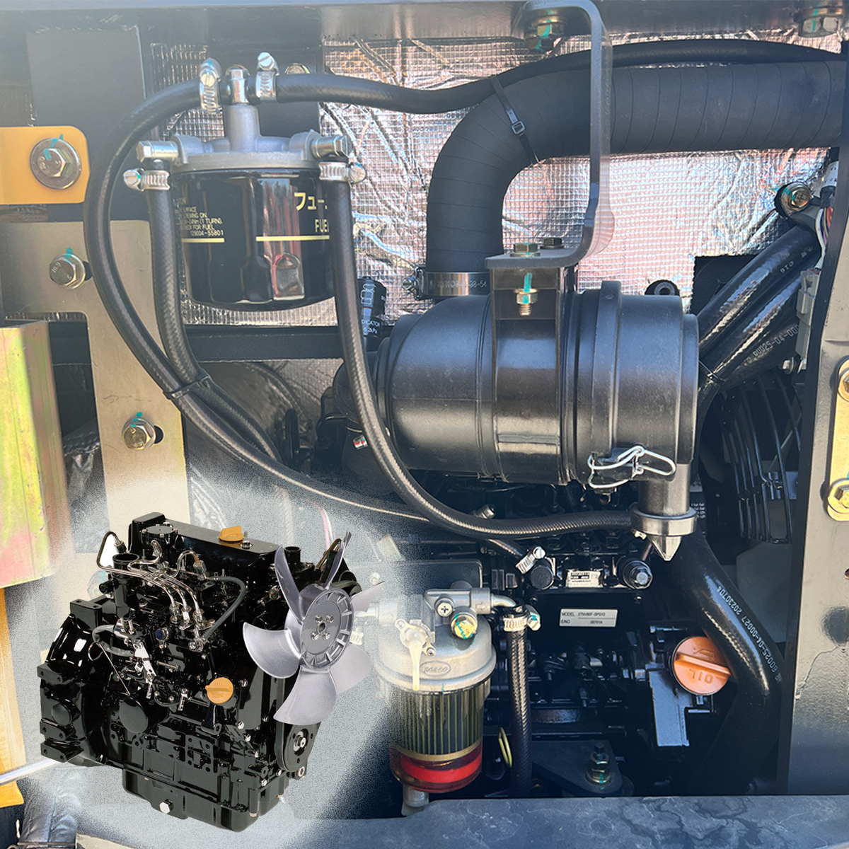 DIESEL ENGINE Yanmar 3TNV80F