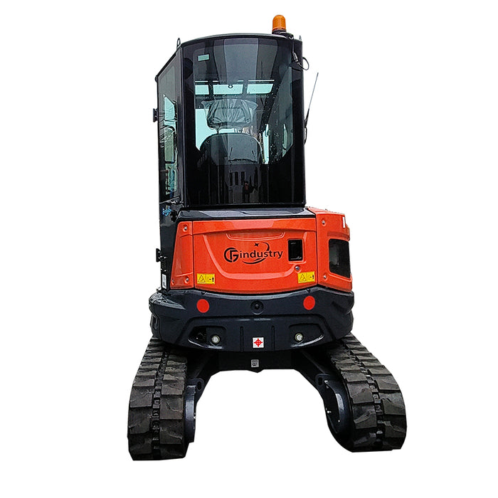 3.5 Ton, Kubota Diesel Engine Mini Excavator w/ Hydraulic Thumb | CFG-35UF