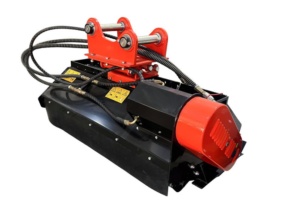 Mini Excavator Flaim Mower Attachment 3-8 Ton Carrier | AGT-EXFLM115 |  AGT Industrial Inc.|  Mini Excavator Flaim Mower Attachment 3-8 Ton Carrier | AGT-EXFLM115 AGT Industrial.