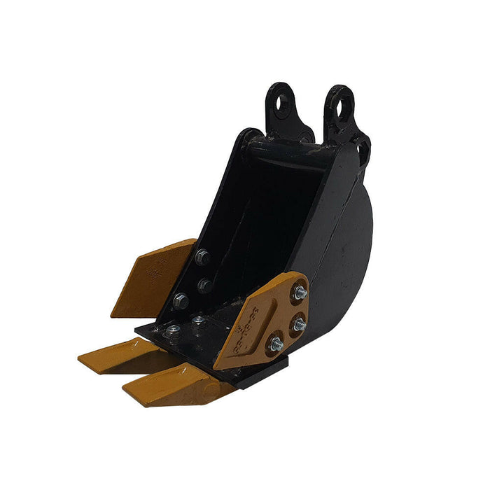 200mm (8 Inch) Narrow Bucket Attachment For 1-2 Ton Mini Excavators – High Manganese Steel, Tooth Bucket