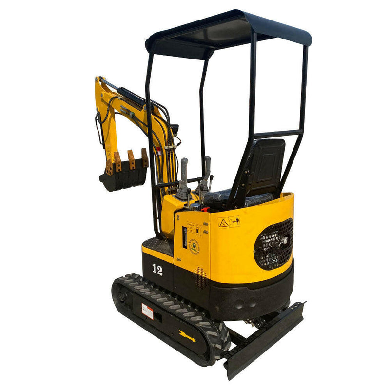 1 TON 13.5HP GAS B&S Engine Mini Compact Excavator | AGT H12.