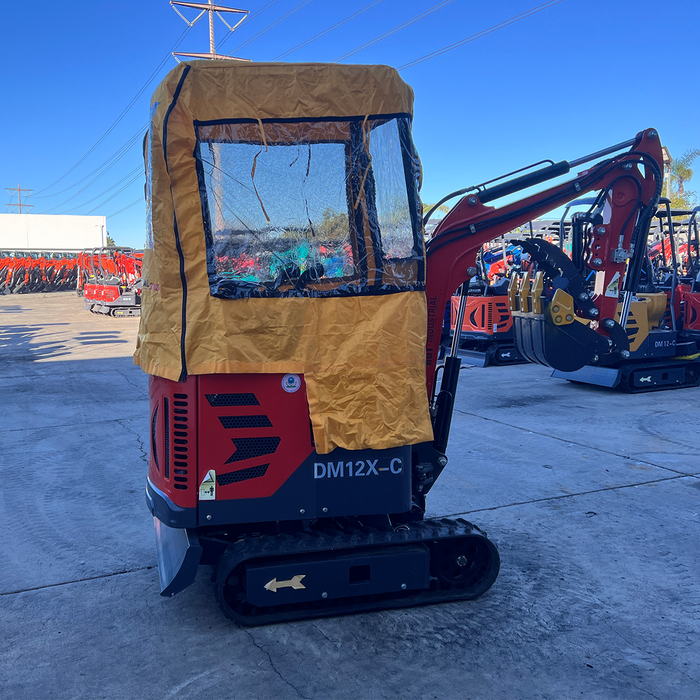 All Weather Protective Cover X Temporary Cab for DM12 | CY-DM12X-C