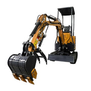 1 Ton 2024 AGT Mini Excavator W/ SIDE SWING BOOM & HYDRAULIC THUMB | AGT DM12-C.
