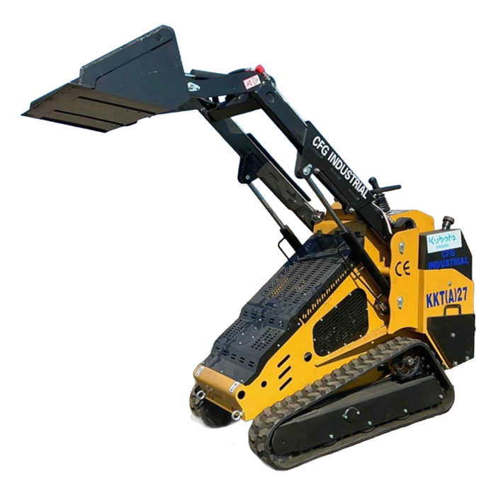 1.4 Ton, Kubota Diesel Engine 27HP Mini Skid Steer | KKT27
