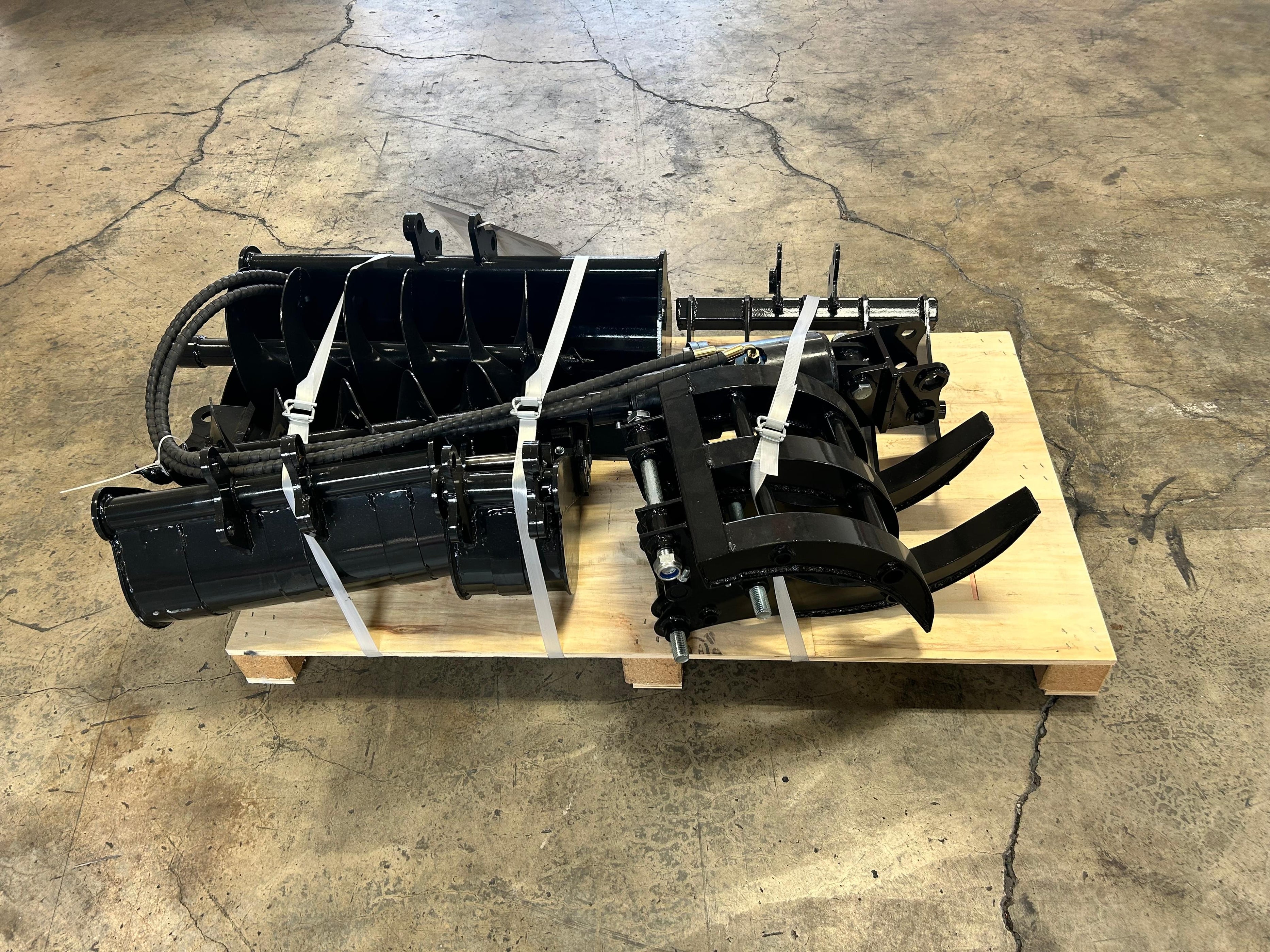 Mini Excavator Attachment Set A | 12EX-ATA | AGT Industrial Inc.| Mini ...
