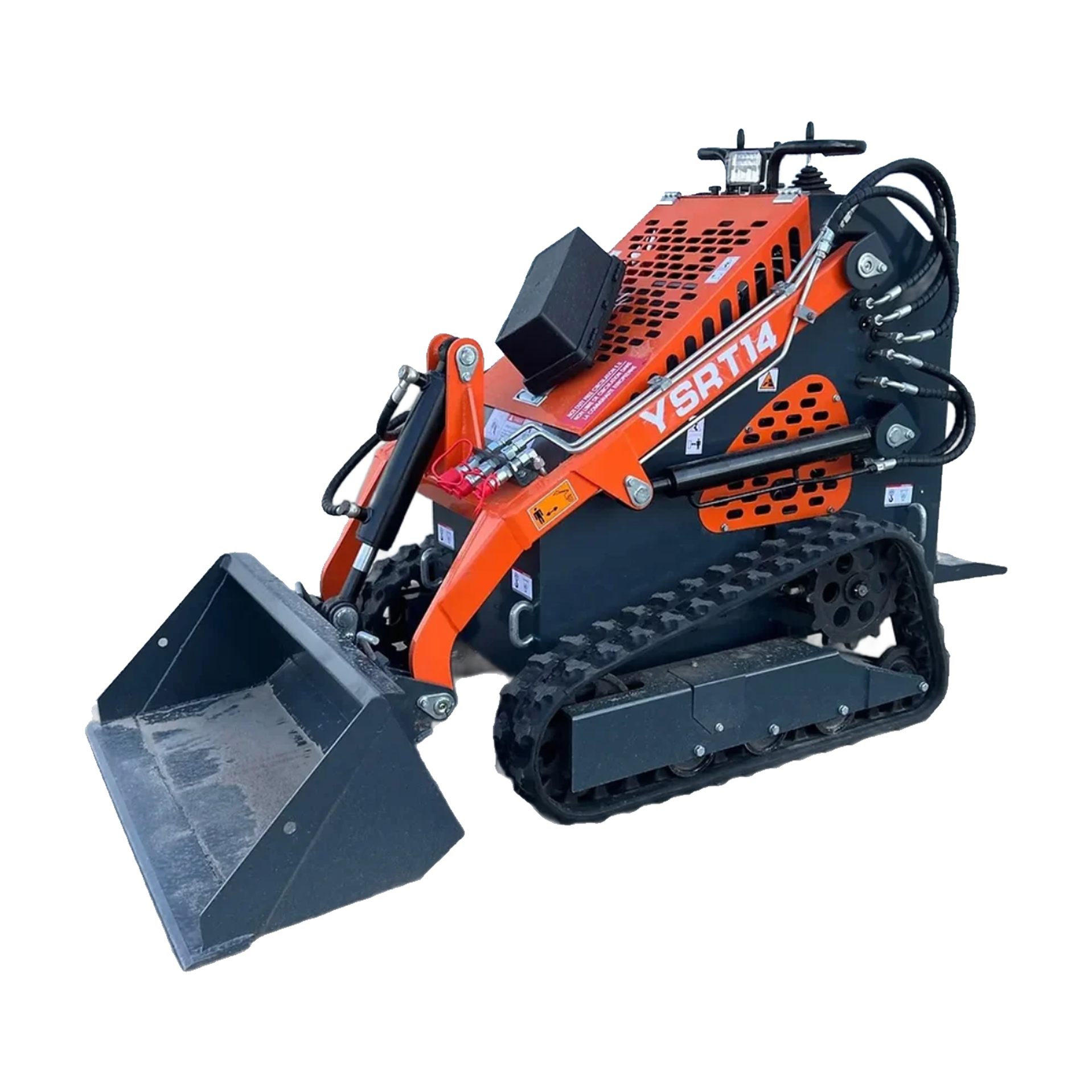 0.75 Ton, Stand-On Skid Steer Track Loader Crawler | AGT-YSRT14 | AGT ...